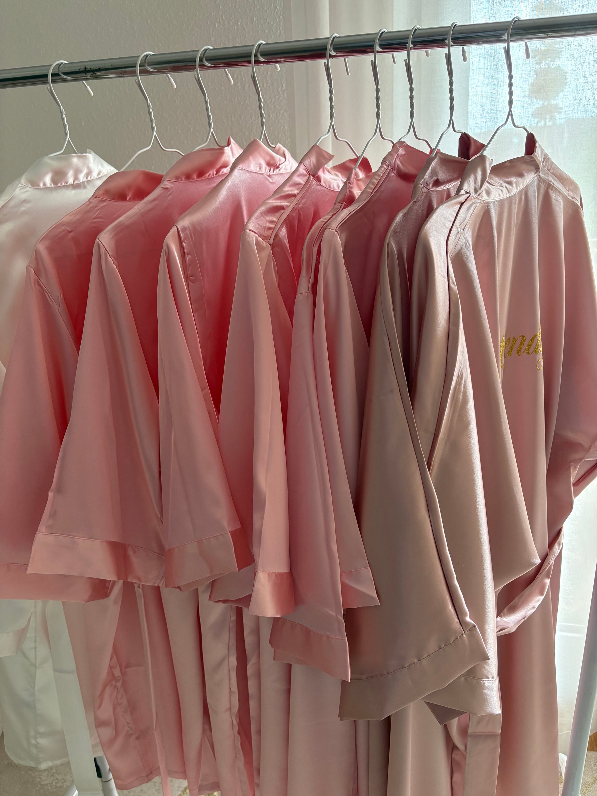peignoir satin